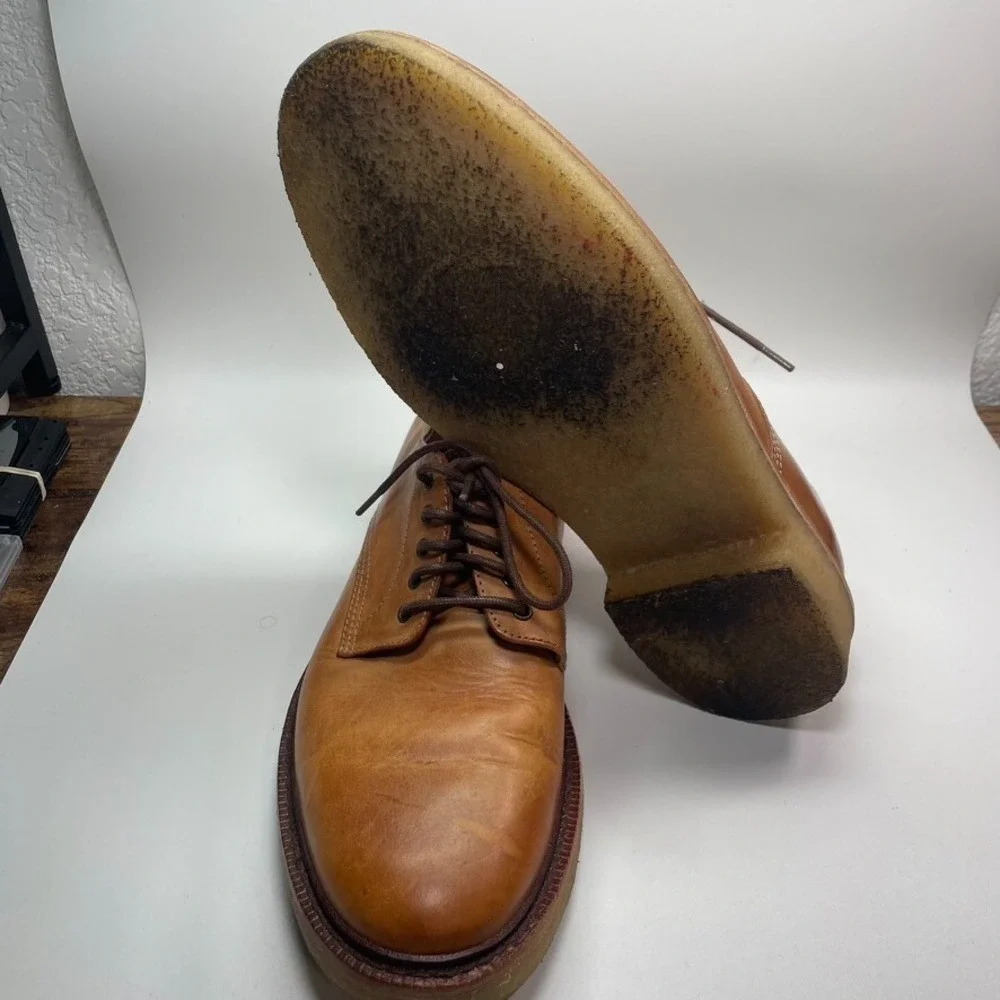 Frye Luke Oxford 88060 Plain Toe Shoes Leather Men's 9.5‎